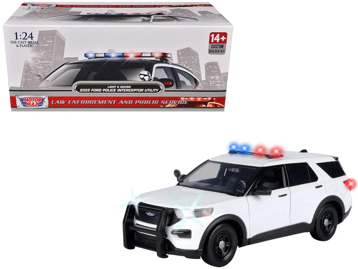 MOTORMAX MOTORMAX 2022 Ford Police Interceptor Utility 1/24 Builder's Kit — product photo