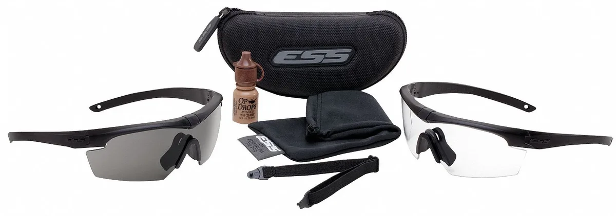 ESS ESS EE9014-01 Crosshair Kit Safety Glasses Anti-Fog Anti-Scratch personal protective equipment — product photo