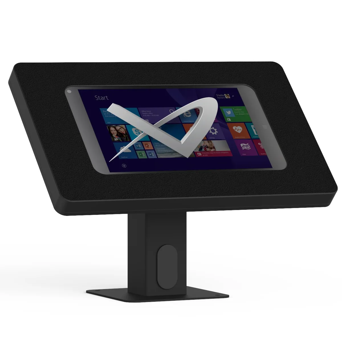 Vidabox Vidabox VidaMount Black Enclosure Rotating Tilting Desk Table Mount Bundle HP Stream 7 — product photo