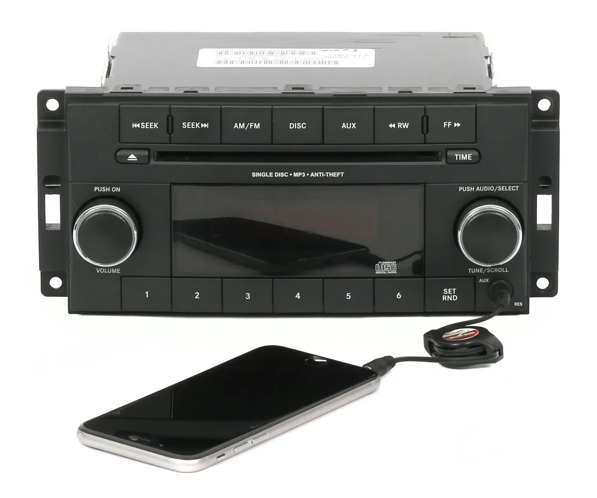 1 Factory Radio 1 Factory Radio P05091301AC receiver 2012-2016 Chrysler Town &amp; Country Dodge Caravan AM FM CD AUX — product photo