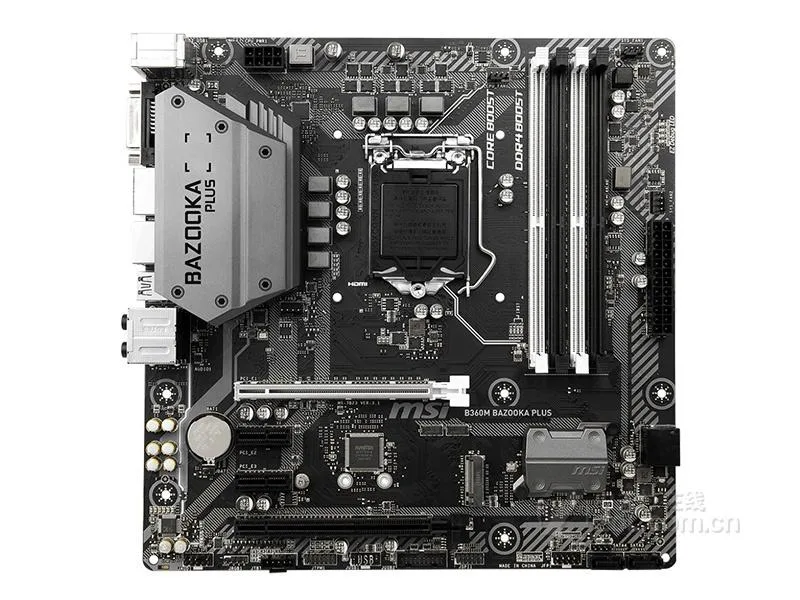 MSI MSI B360M Bazooka Plus Intel motherboard LGA 1151 DDR4 64GB Micro ATX — product photo