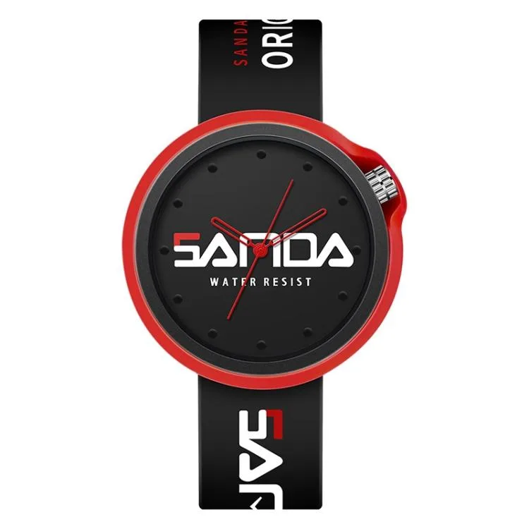 allentian allentian 3200 Quartz Sports Watch Black Red — product photo