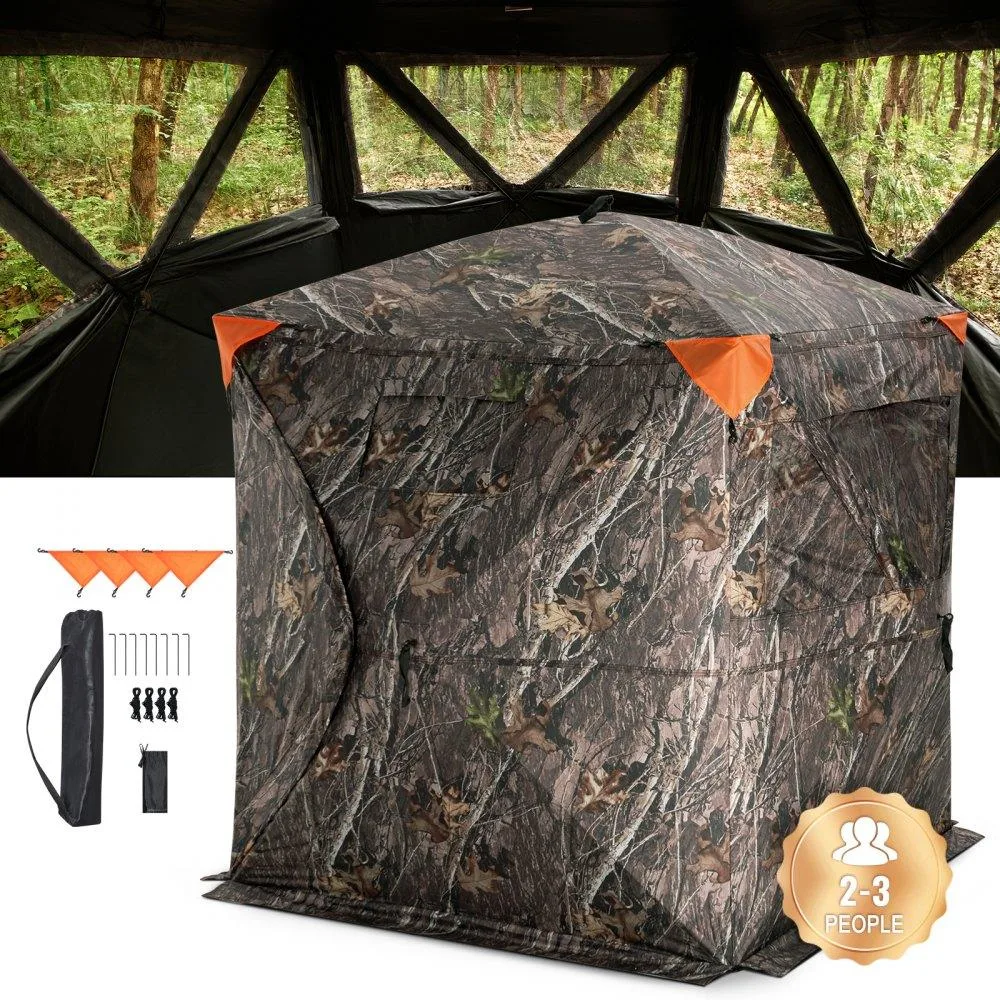 VEVOR VEVOR 270° Ground Blind 58x58x67 in 150D Camo 2-3 Person — product photo
