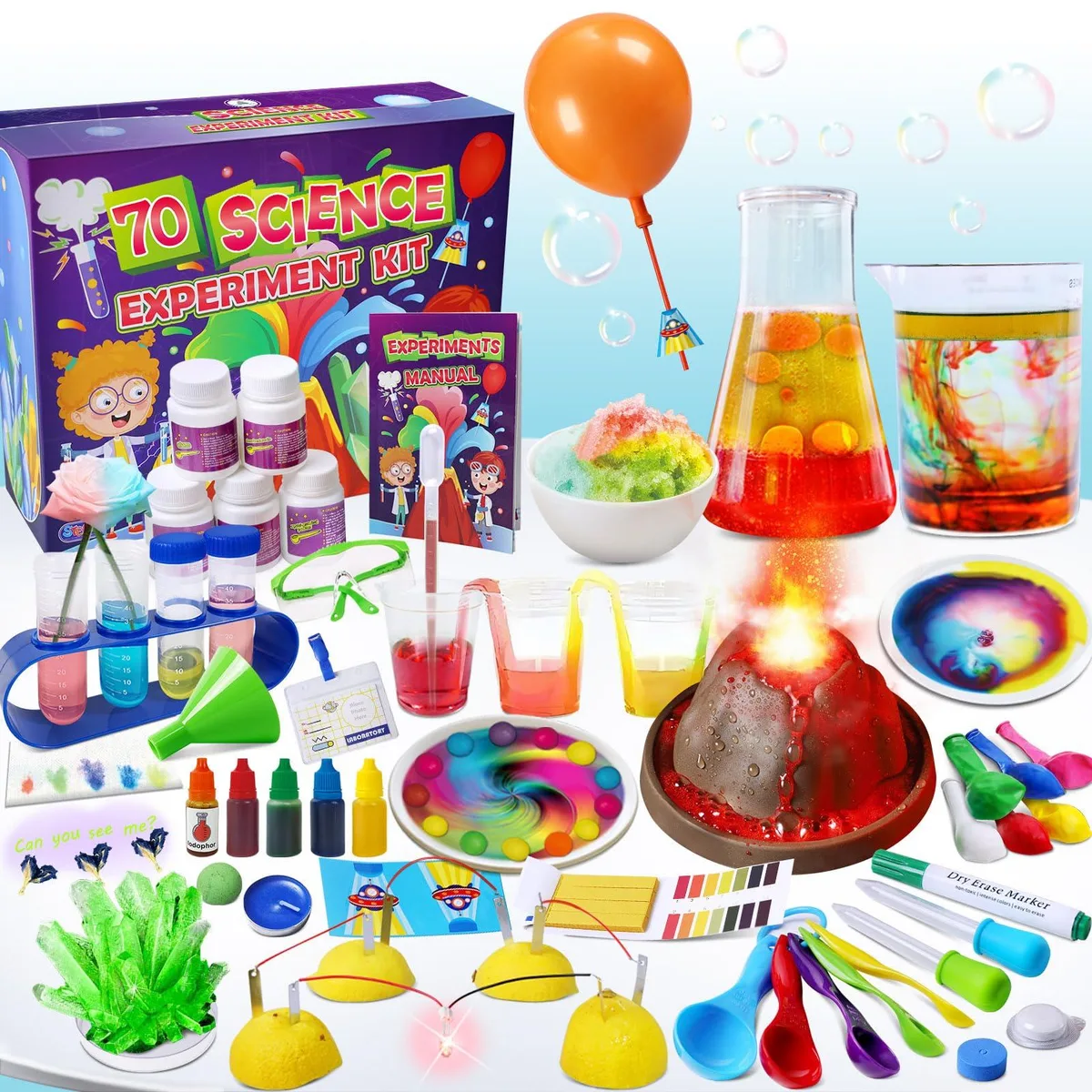 HZDZKH030 Stem Toy 70 Experiments Starter Kit — product photo