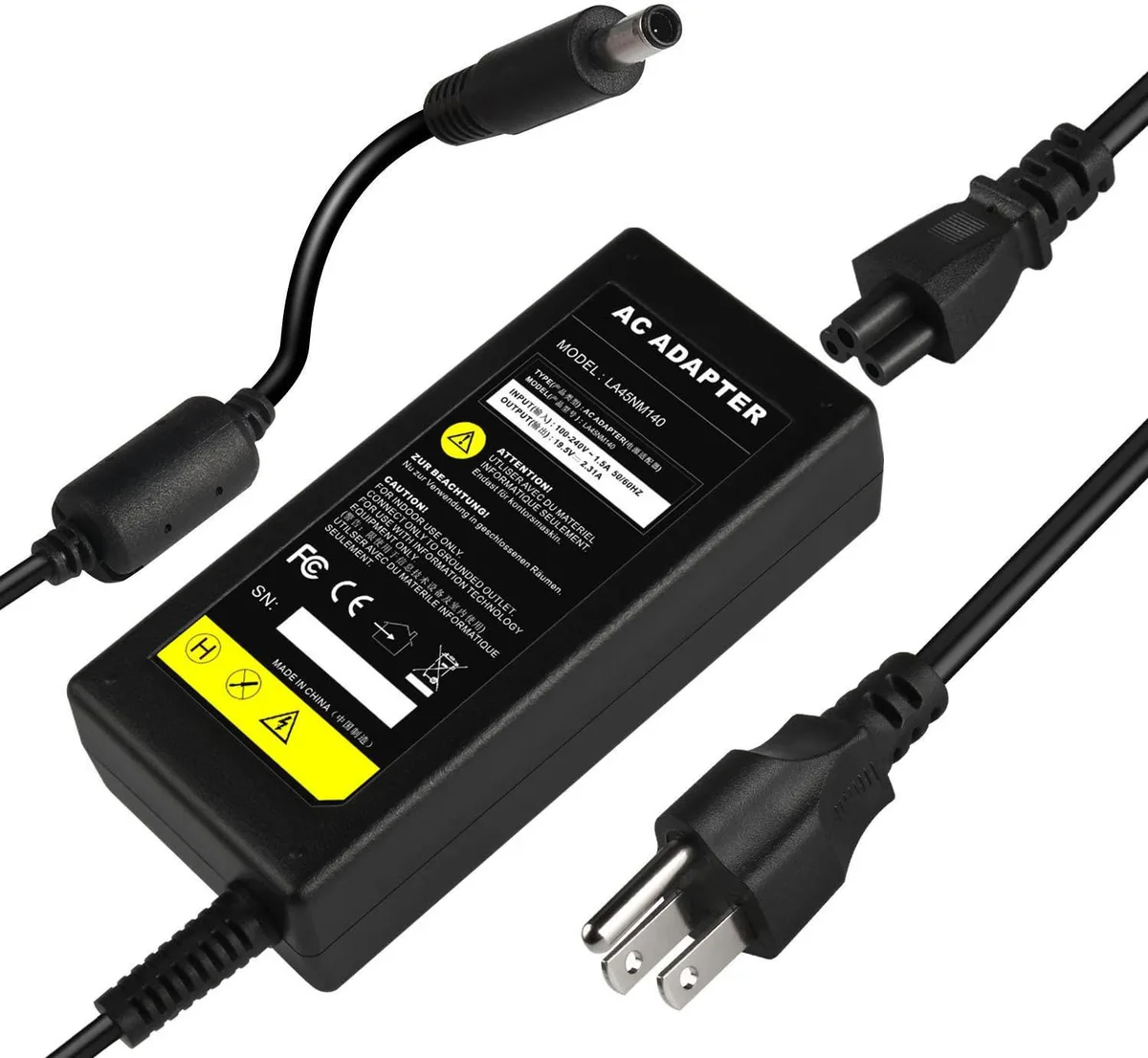 myVolts myVolts 19.5V 2.31A 45W ac adapter Dell 15-3552 — product photo