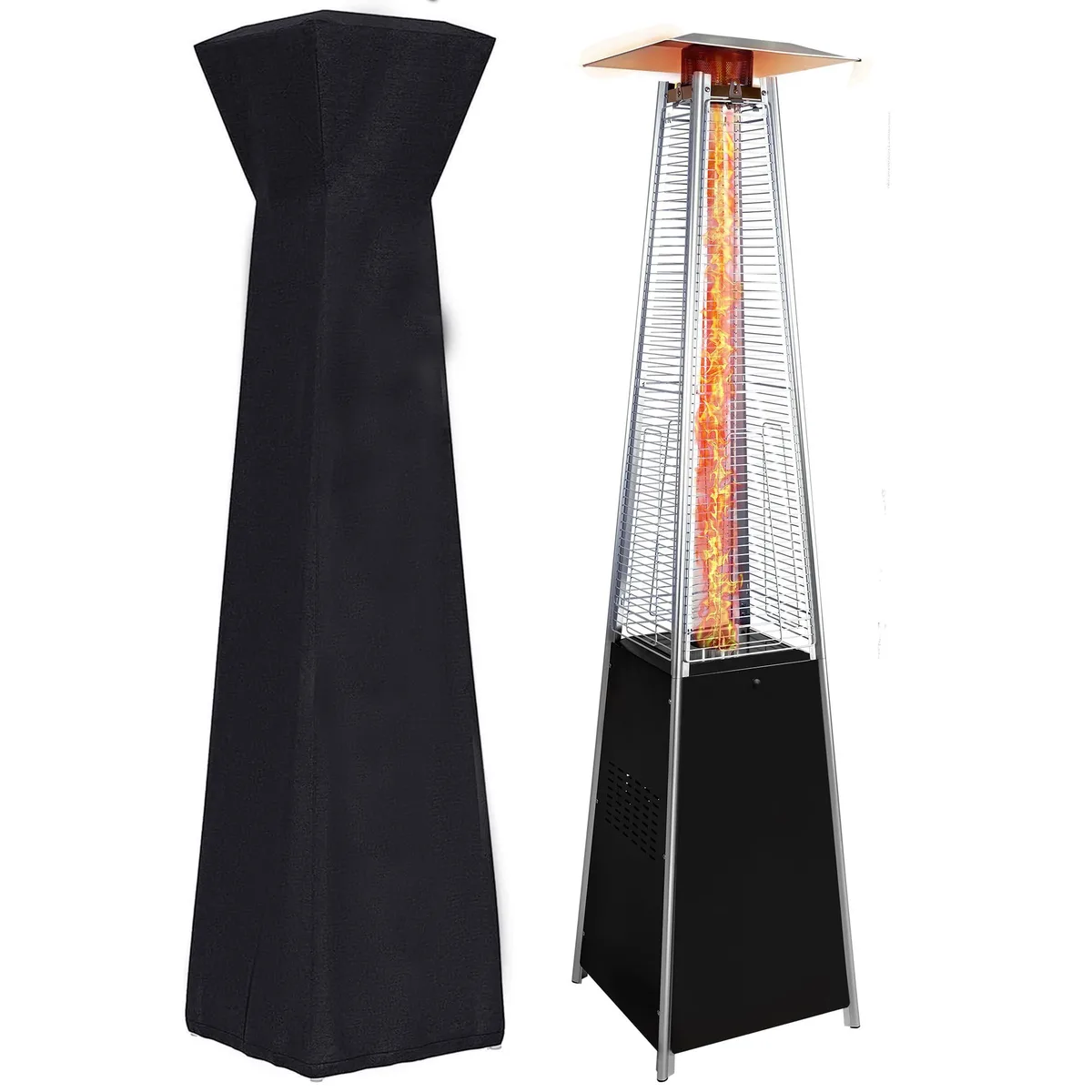 tuphen tuphen 48,000 BTU Propane Outdoor Heater with Wheels and Cover — product photo
