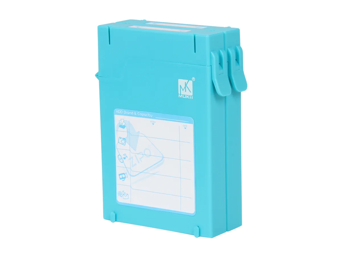 MUKii Technology INC. MUKii Technology INC. ZIO-P210-BL 2.5" HDD Protector Case 2-Pack Blue — product photo