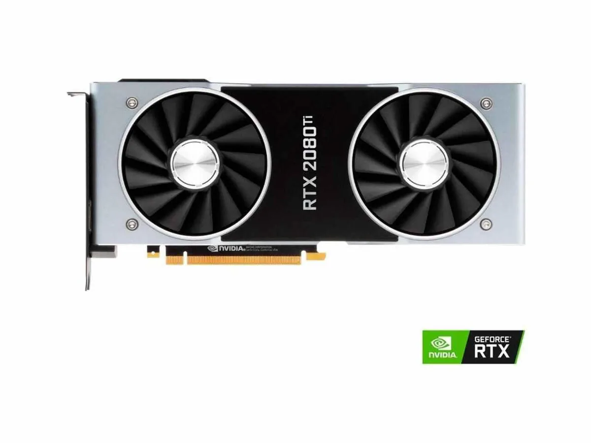 NVIDIA NVIDIA GeForce RTX 2080 Ti 11GB GDDR6 Founders Edition graphics card — product photo