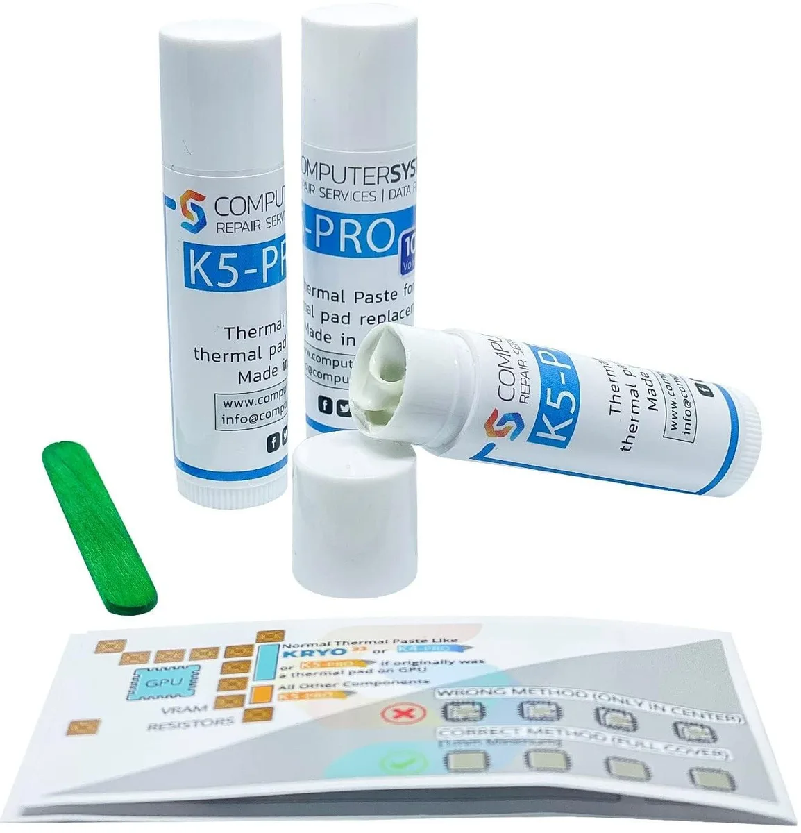 CS Labs CS Labs K5 PRO 3×10g 30g Viscous Thermal Paste — product photo