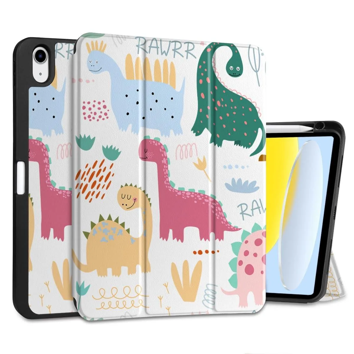 Barrow Mods Barrow Mods iPad A16 11th Gen 11" 2025 / 10th Gen 10.9" 2022 Case Cute Dinosaurs — product photo