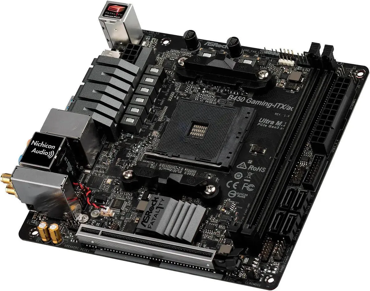 ASRock ASRock Fatal1ty B450 GAMING-ITX/AC AMD motherboard — product photo