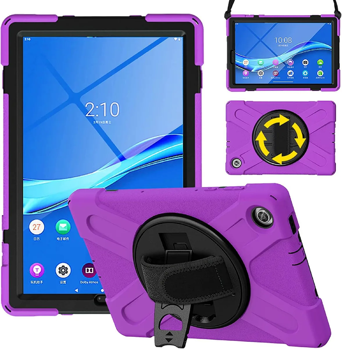 Werleo Werleo 10.1 Inch Tablet Case Purple for Lenovo Tab M10 HD 2nd Gen TB-X306F TB-X306X 2020 — product photo