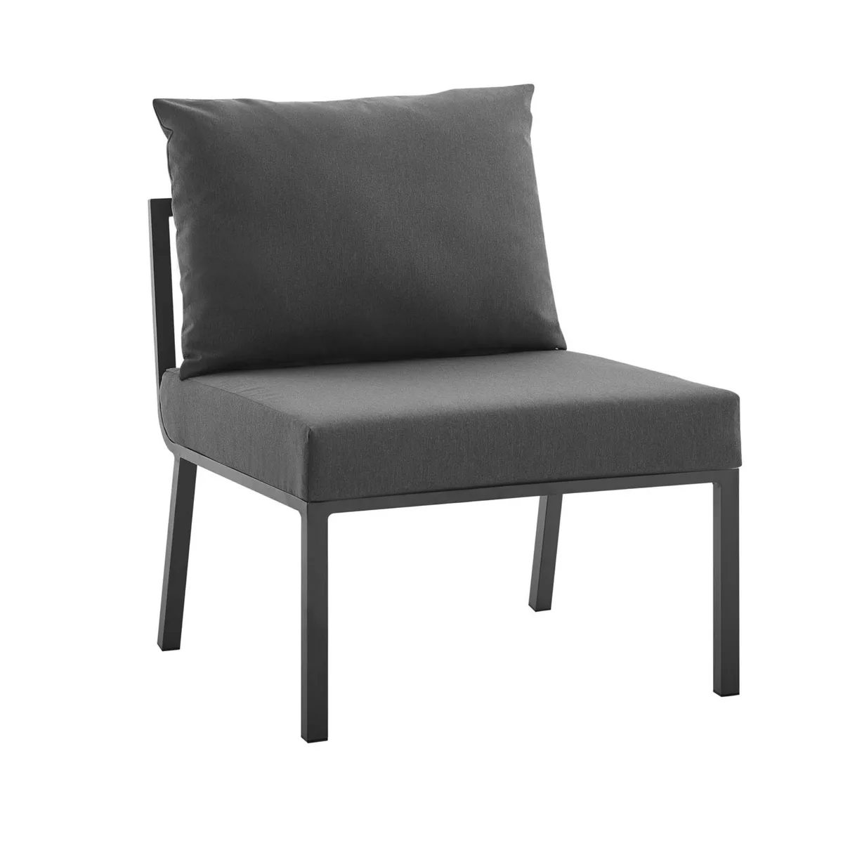 Modway Furniture Modway Furniture Riverside Armless Chair Charcoal — product photo