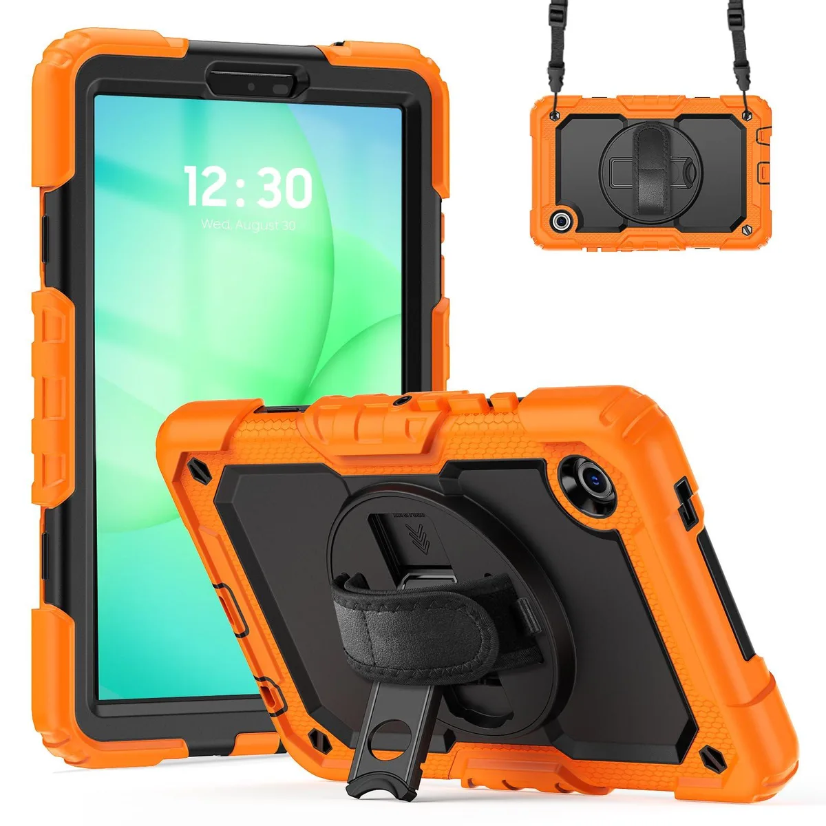 Timoom Timoom Heavy Duty Case 8.7" 360° Stand Strap Orange — product photo