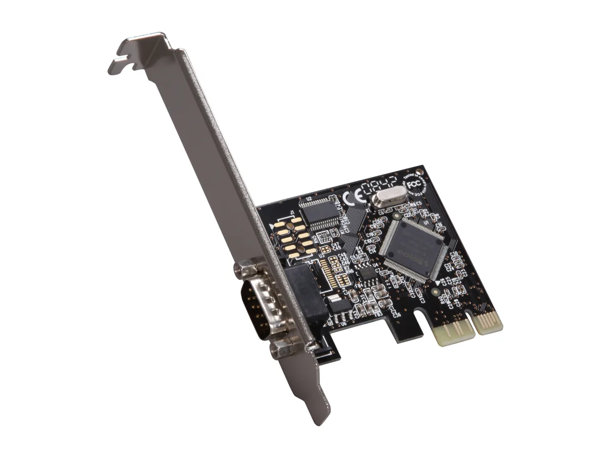 Syba Syba SD-PEX15021 1-Port DB9 RS232 PCIe x1 expansion card — product photo
