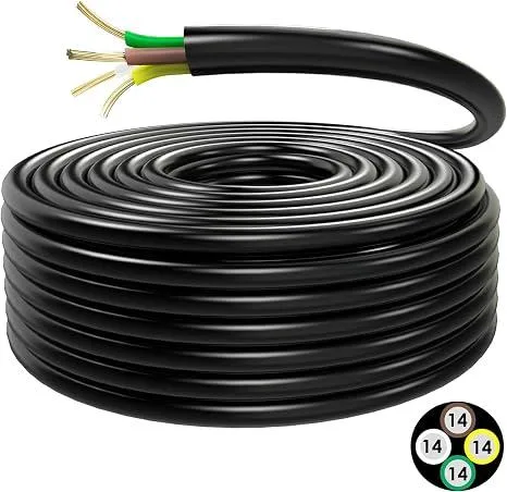 BFKK BFKK 100FT 14 Gauge 4 Wire Trailer Wire CCA Cable Automotive Specialty Lighting — product photo