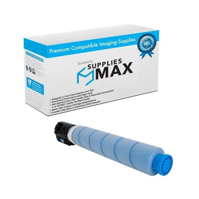 SuppliesMax SuppliesMax Cyan Toner Cartridge 21500 Pages GPR-51C 8517B003 — product photo