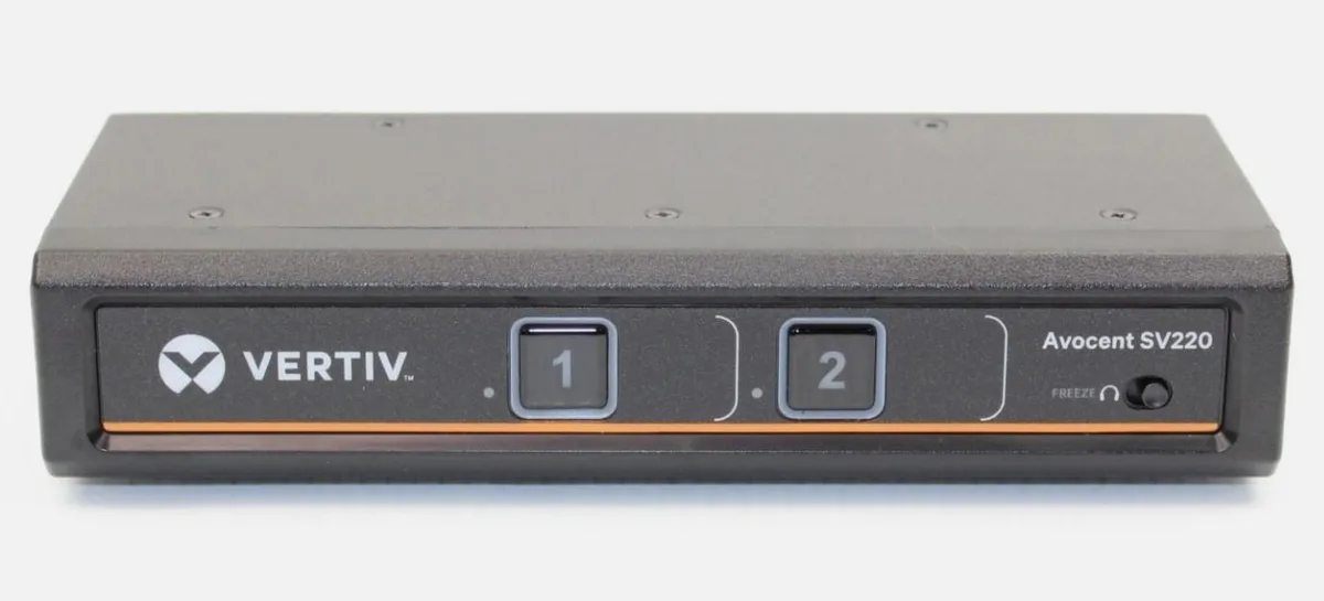 Vertiv Vertiv Avocent SV220-001 2-Port DVI-I KVM Switch — product photo