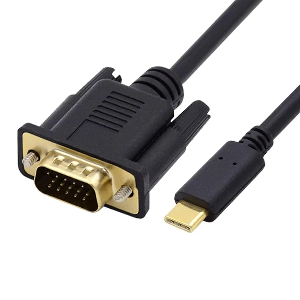 Fervit Fervit USB 3.1 Type-C to VGA 1080p 60 Hz 1.8 m cable — product photo