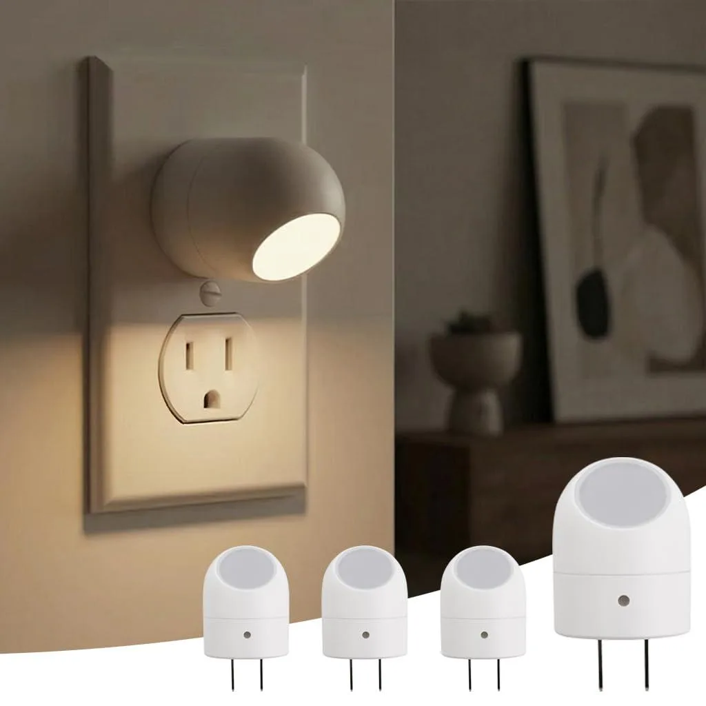 TP-LINK WTR01 smart plug night light 360° rotating head — product photo