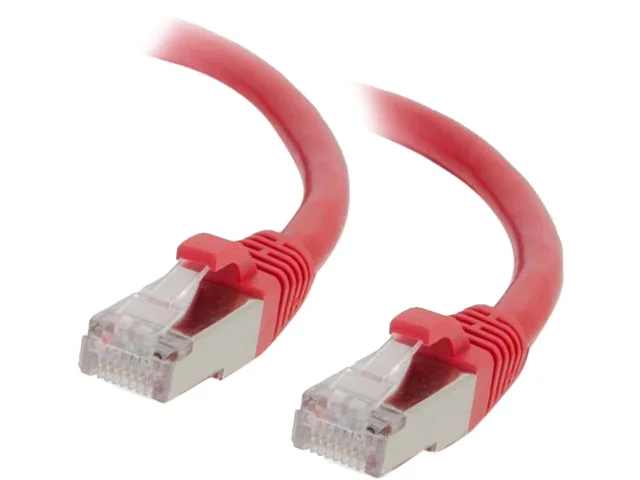 Cables To Go Cables To Go 00844 3ft Cat6 STP network ethernet cable Red — product photo