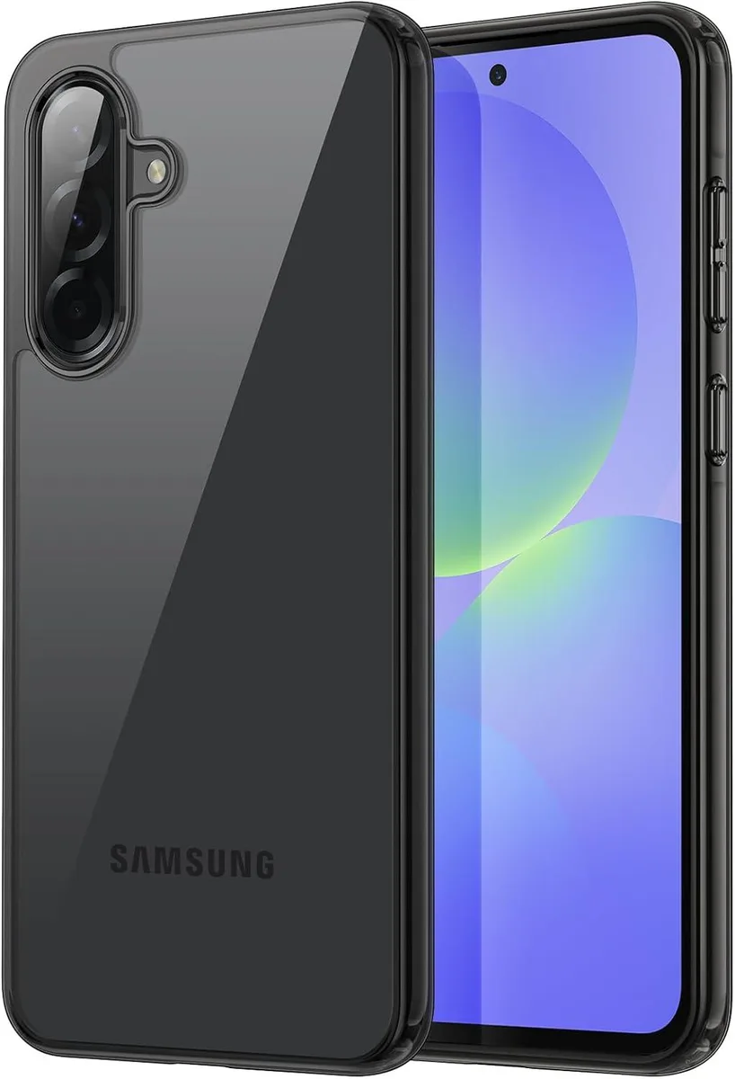 Transcend Transcend Case for Galaxy A36 5G Non-Yellowing Shockproof Bumper Black — product photo