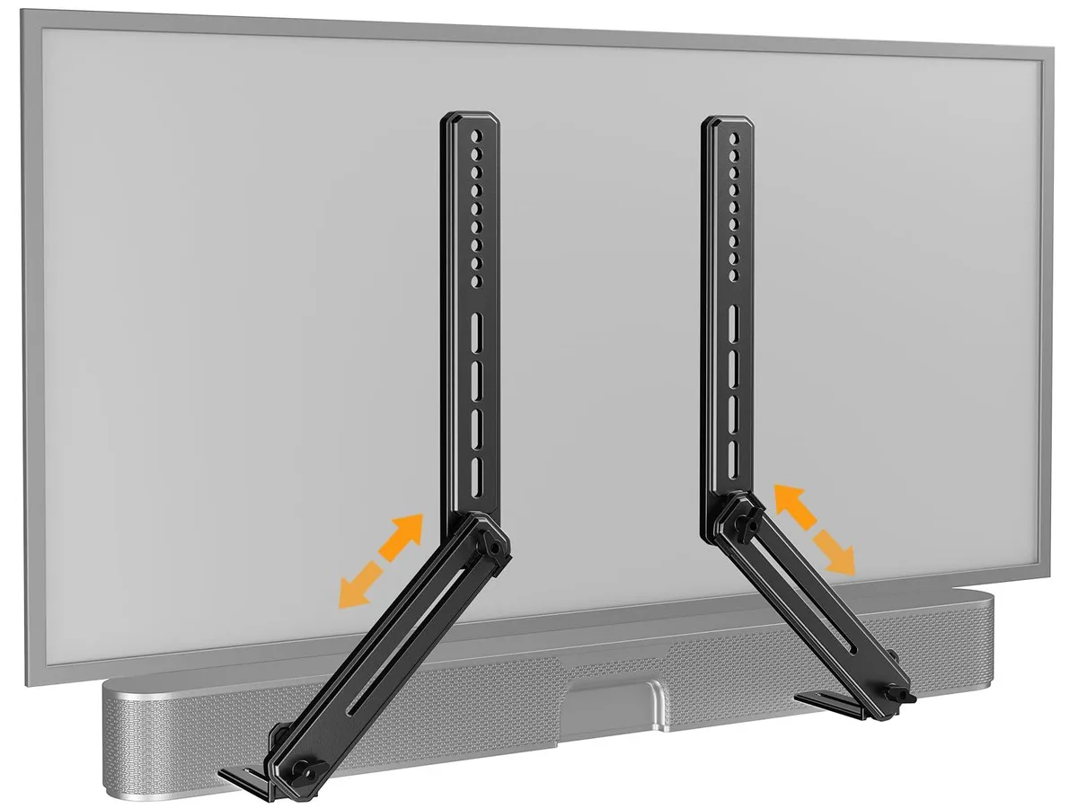  GE PGSM04B Soundbar Mount Adjustable Height 15 lbs Black — product photo