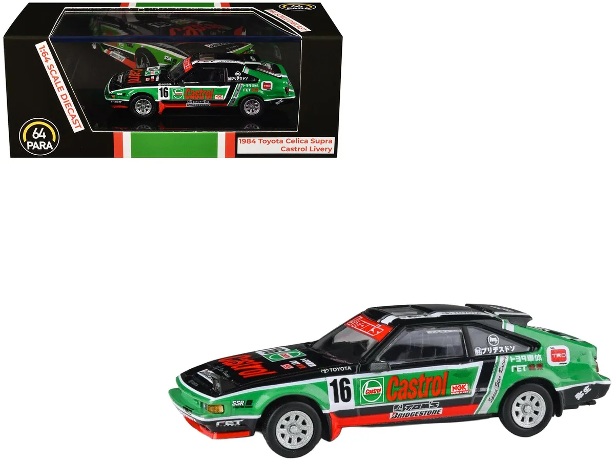 Paragon Paragon 1984 Toyota Celica Supra #16 Castrol Livery 1/64 Diecast — product photo