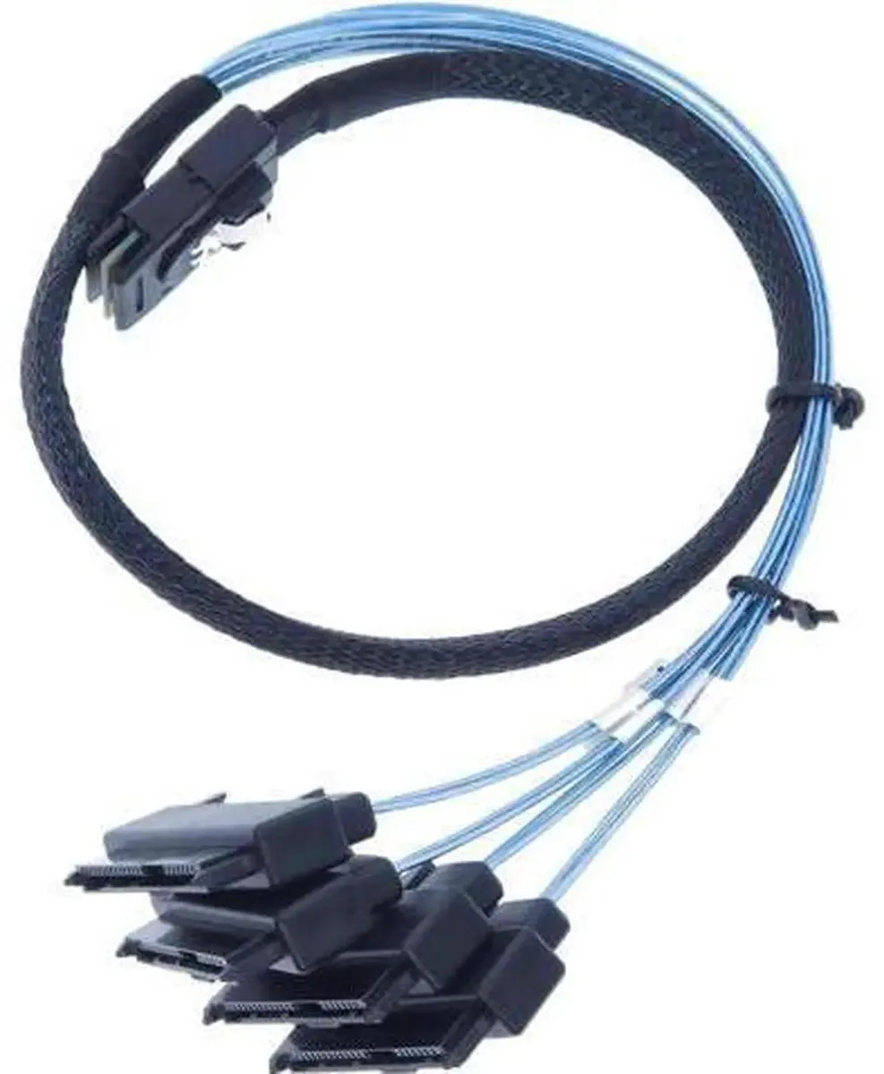 SMUGDESK SMUGDESK Mini SAS SFF-8087 to SFF-8482 Breakout Cable 3.3FT with SATA Power — product photo
