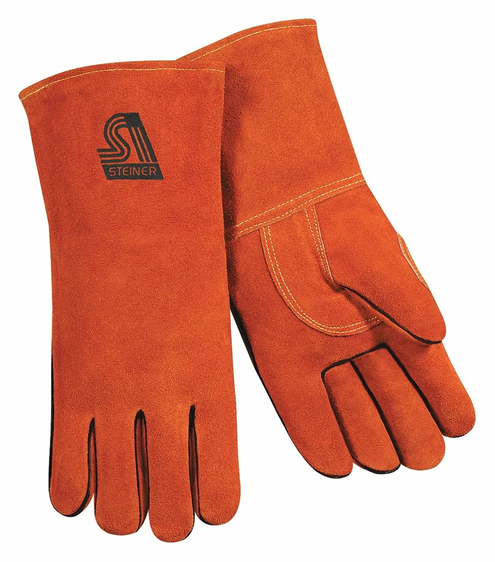 STEINER STEINER 02719-L Welding Gloves Stick Red L 14 in — product photo