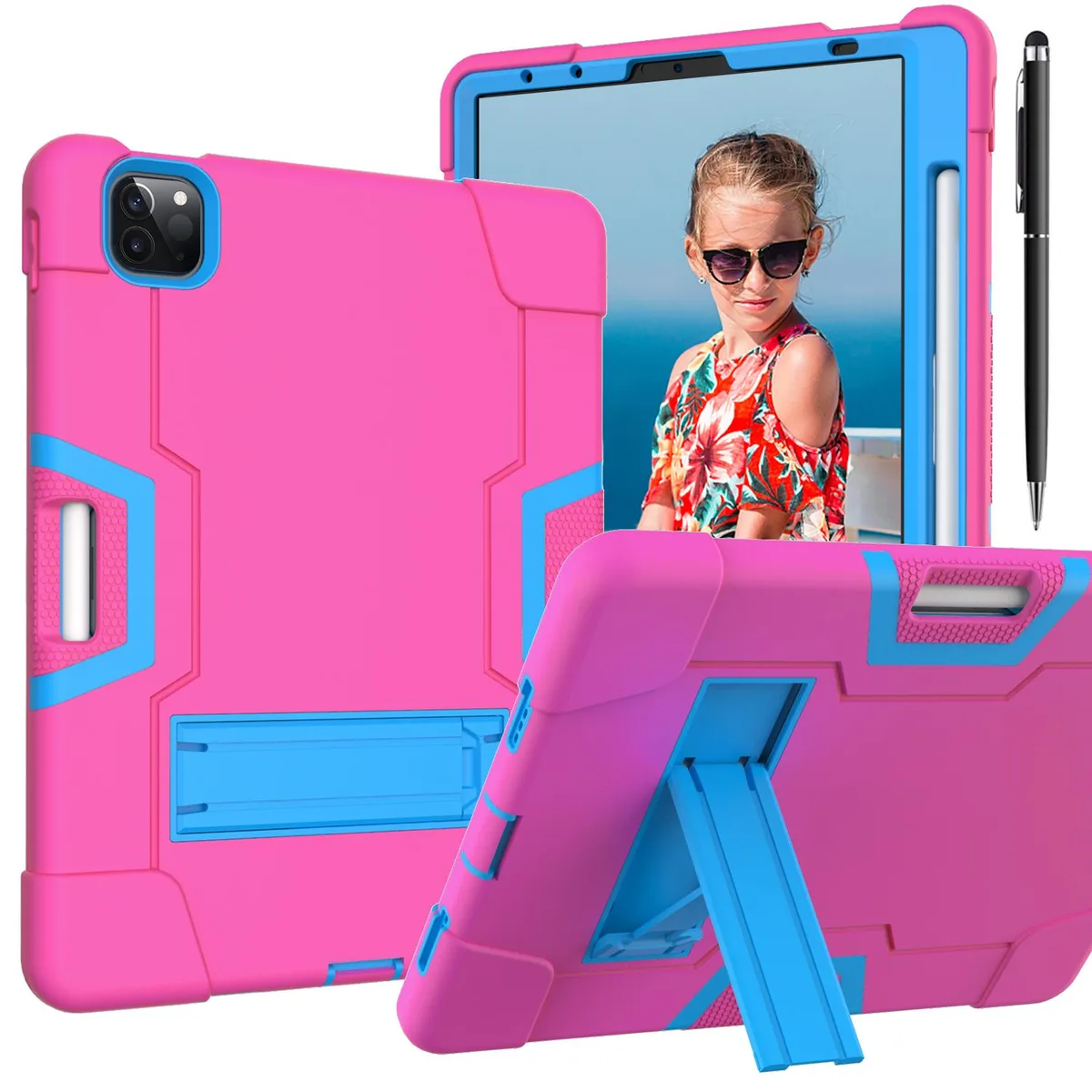 BONAEVER BONAEVER iPad Air 10.9 / Pro 11 Hard Case Rose Red — product photo