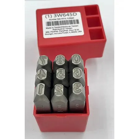 Value Brand Value Brand Hand Stamp Kit Number Set 645 — product photo