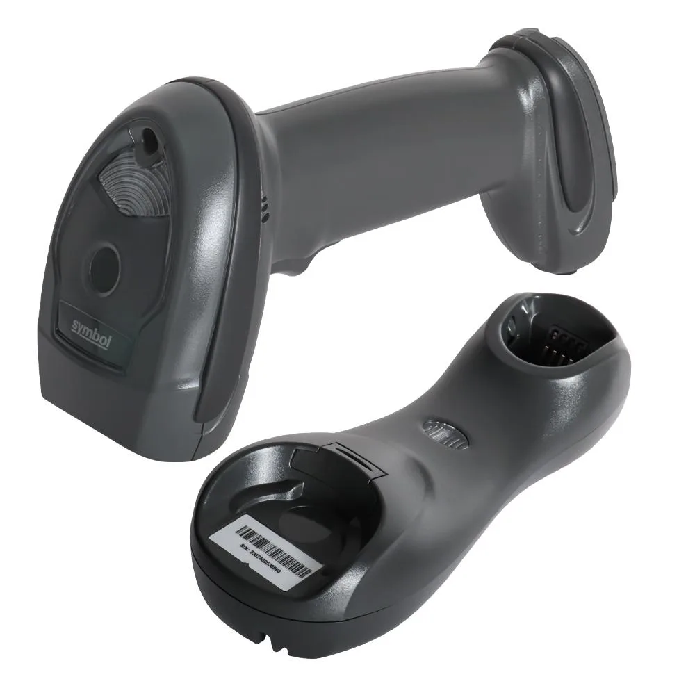 J&amp;P J&amp;P LI4278 Wireless Handheld 1D Barcode Scanner with Cradle and USB Cable — product photo