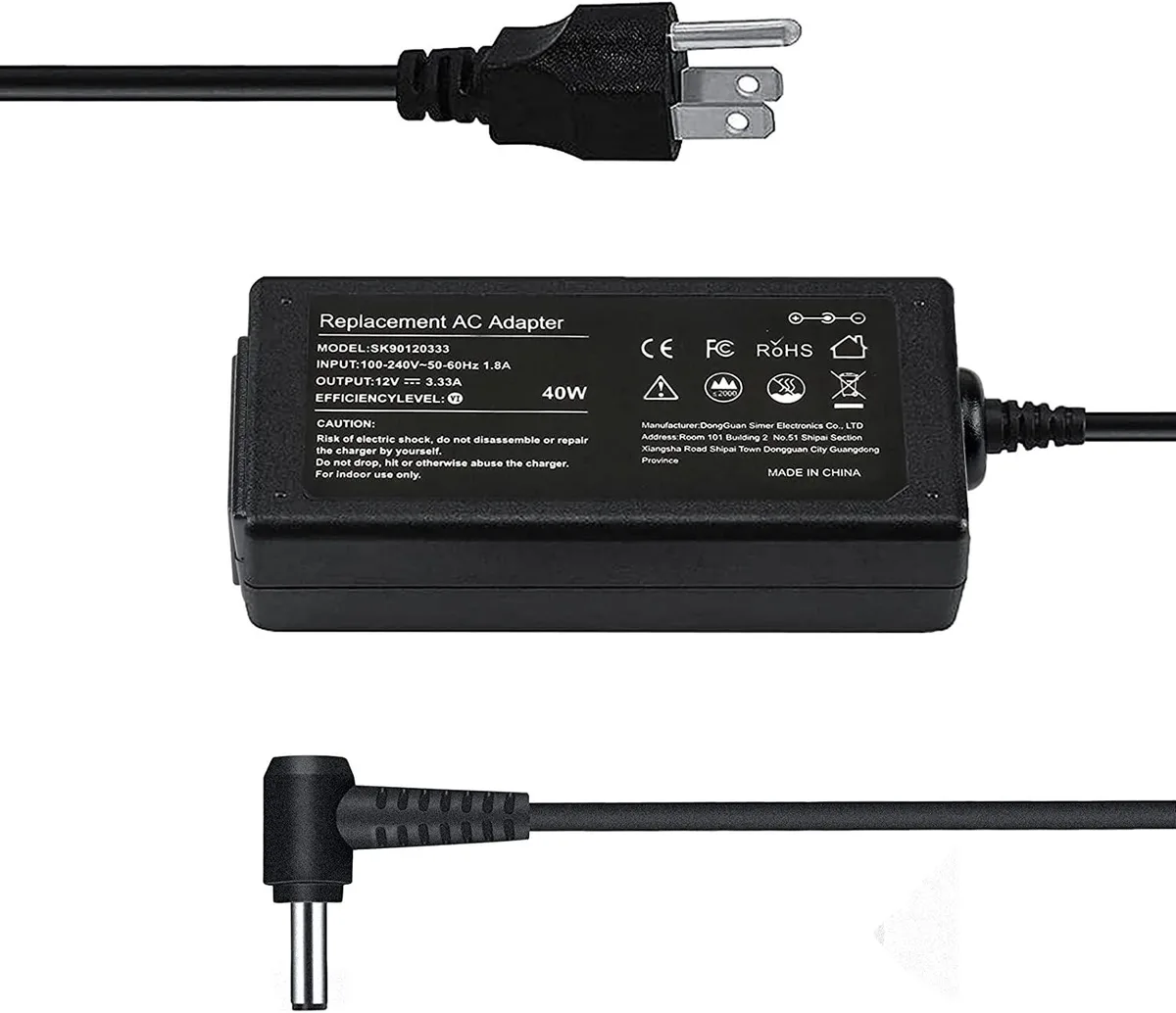myVolts myVolts 40W 12V 3.33A AC Adapter 2.5*0.7mm for Samsung Chromebook ATIV — product photo