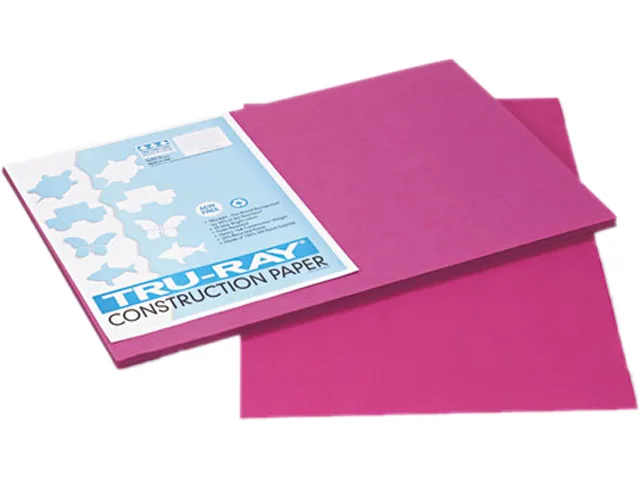 Pacon Pacon 103032 Tru-Ray Construction Paper 76 lbs 12 x 18 Magenta 50 Sheets — product photo