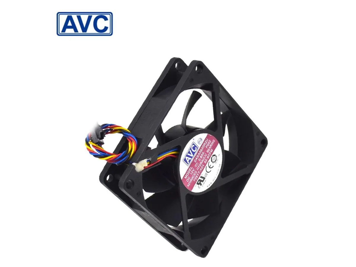 Fans Fans DASA0820R2U P002 AVC 8020 12V .60A 4 wire 5P plug case fan — product photo
