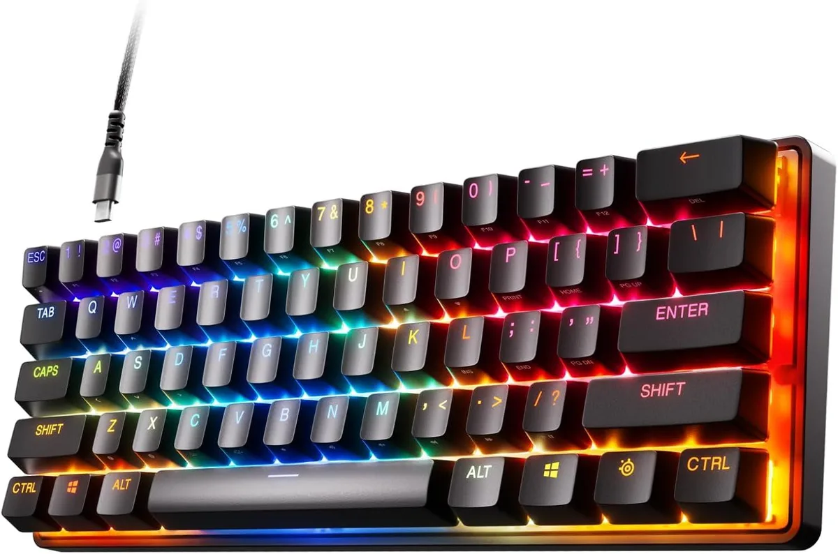 SteelSeries SteelSeries Apex 9 Mini 60% Hot-Swap Optical Gaming Keyboard — product photo