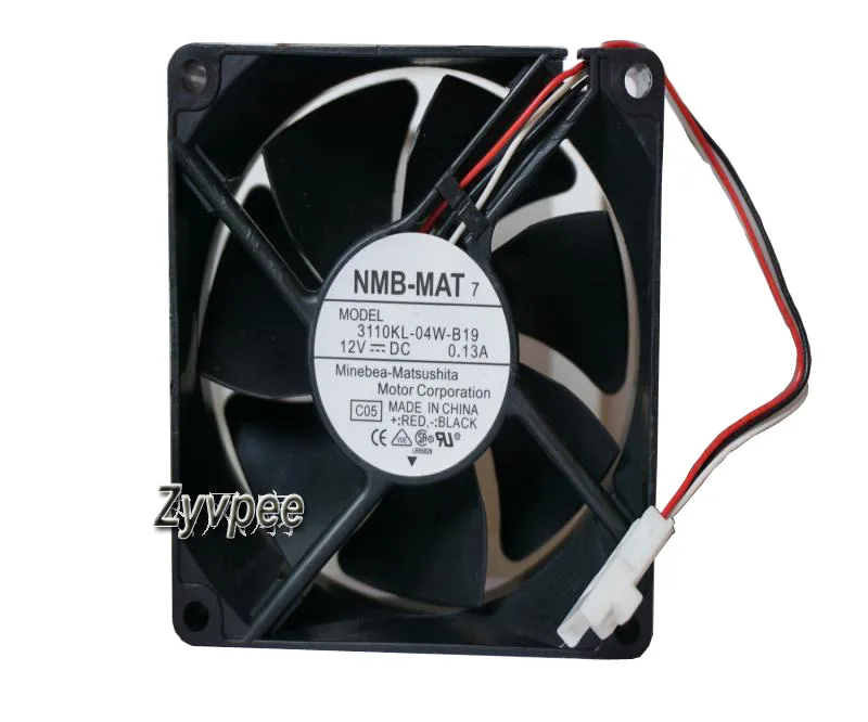 Zyvpee Zyvpee 3110KL-04W-B19 80x25mm 12V 0.13A 3-pin case fan — product photo