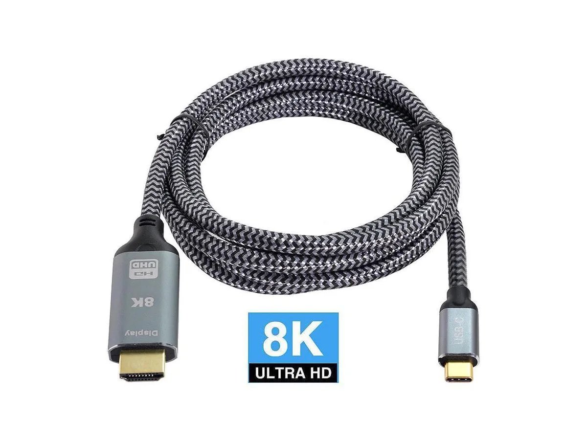 BUCIER BUCIER USB4 USB-C to HDMI 2.0 Cable 1.8 m 8K 30Hz 4K 60Hz — product photo