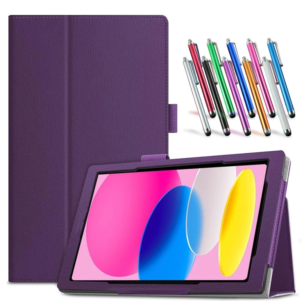 anicestore anicestore iPad A16 11th Gen 11" 2025 / 10th Gen 10.9" 2022 Flip Case Blue with Stylus — product photo