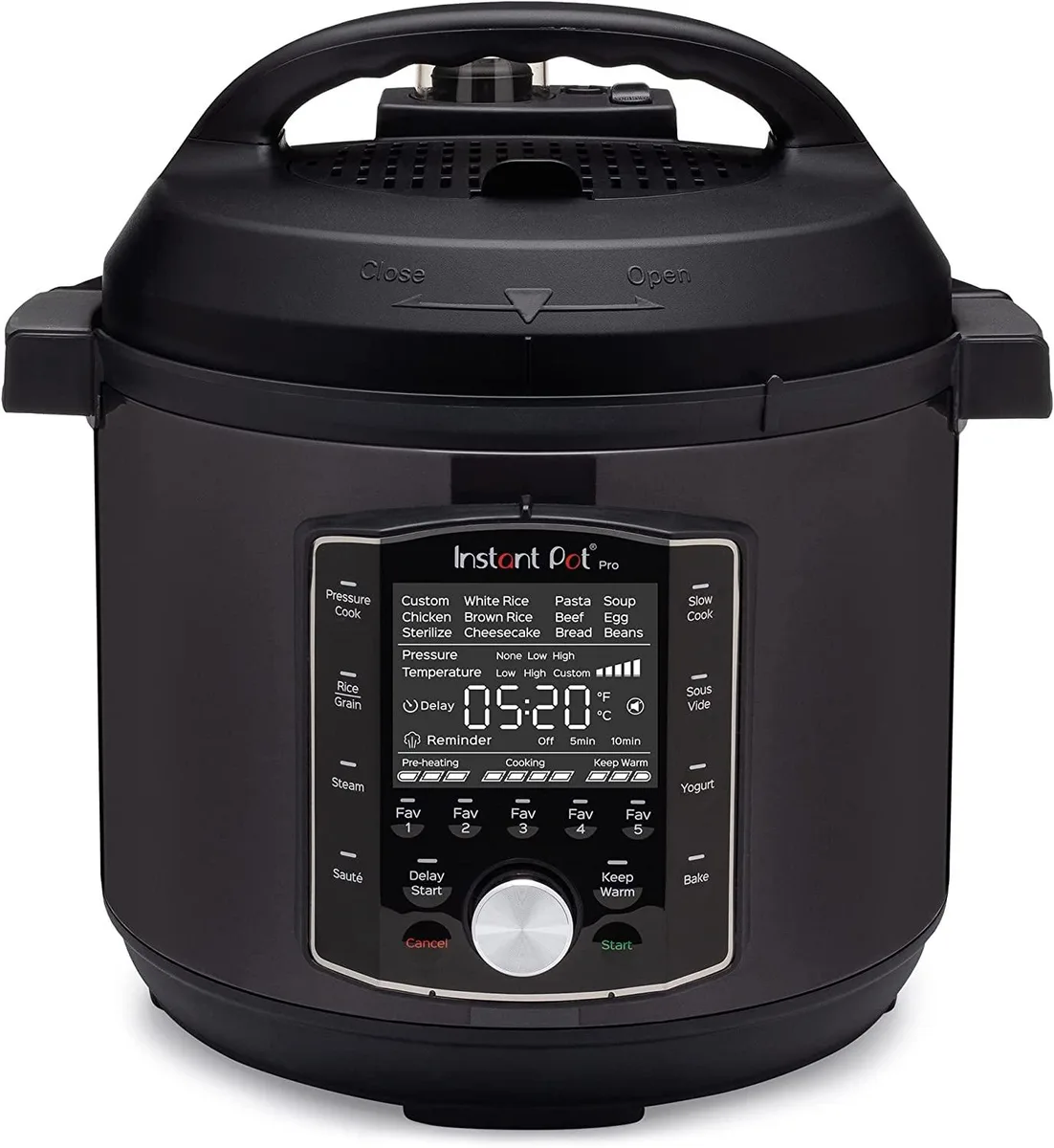 Instant Pot Instant Pot Pro 10-in-1 Pressure Cooker Black 6 Quart — product photo