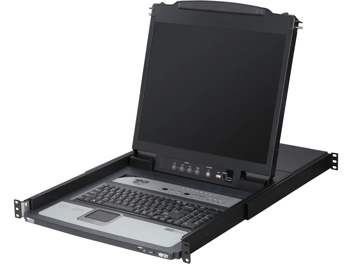Tripp Lite Tripp Lite B020-U08-19-K 8-Port 1U Rack-Mount Console KVM Switch with 19" LCD — product photo
