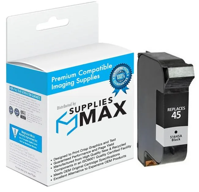 SuppliesMax SuppliesMax 8R7676 Black Inkjet Cartridge 1600 Pages — product photo