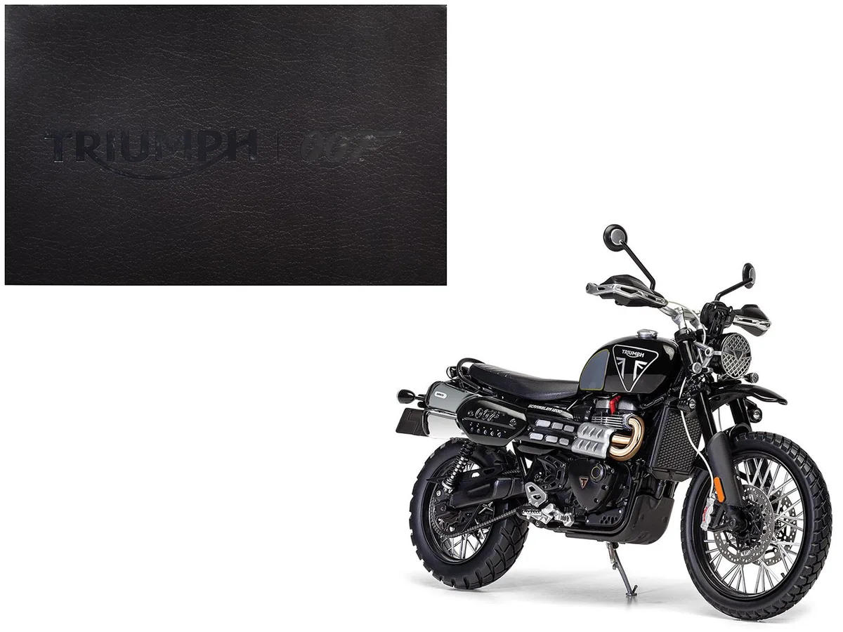 Corgi Corgi Triumph Scrambler 1200 Bond Edition 1/12 Diecast Motorcycle hobby collectible — product photo