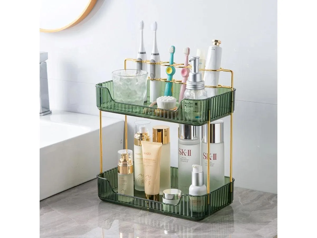Monoprice Inc. Monoprice 144613 2-Tier Storage Rack 11.8x6.5x12.5in — product photo