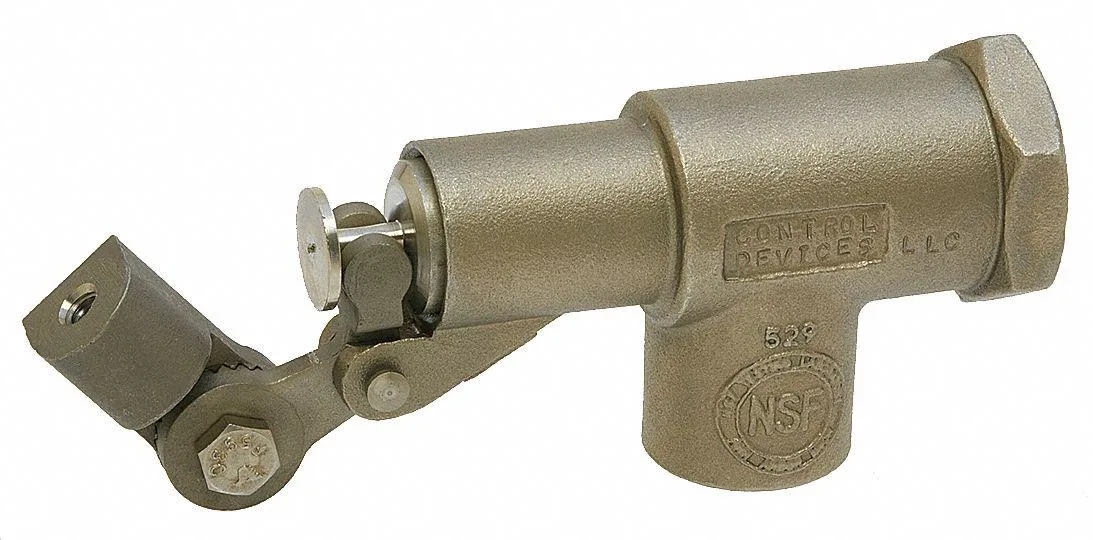 Stainless steel 3/4 inch float valve with PTFE seal