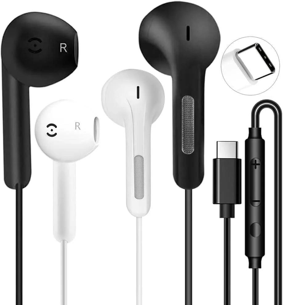 MAONO MAONO 2 Pack USB-C Earbuds with Mic &amp; Volume Control — product photo