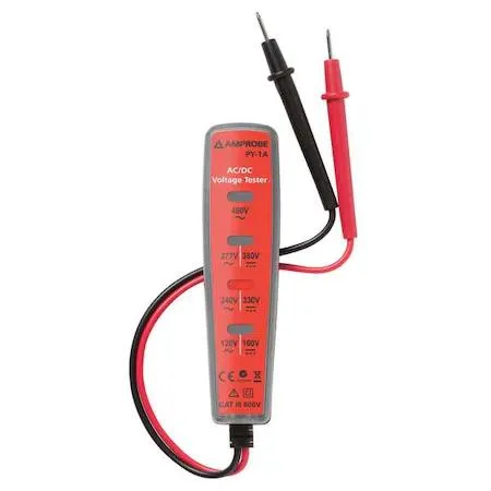 Amprobe PY-1A voltage tester with probe tip and built-in lead holder
