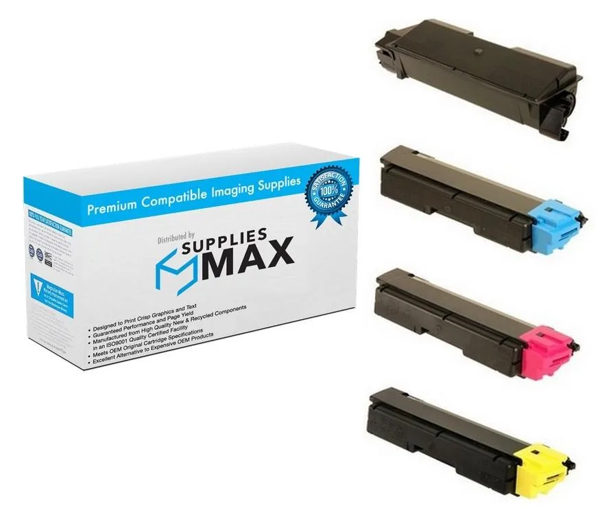 SuppliesMax SuppliesMax TK-592MP Toner Cartridge Combo Pack BK/C/M/Y 7000 Pages — product photo