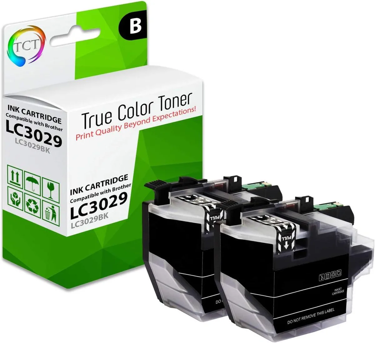 True Color Toner True Color Toner LC3029 Black Ink Cartridge 2 Pack — product photo